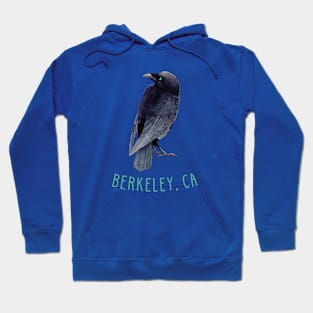 Berkeley California Crow Raven Hoodie